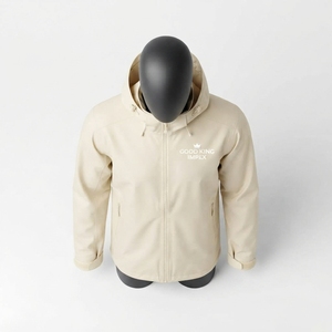 Chaqueta de Lluvia para Hombre, con Capucha, Deportiva, Impermeable, Transpirable, Ligera, Personalizable, de Color Sólido, para Exteriores - Product Image 3