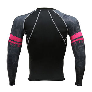 Camiseta Deportiva de Manga Larga de Compresión de Secado Rápido, Transpirable y Anti-UV para UFC, MMA, BJJ, Gimnasio y Surf - Product Image 2
