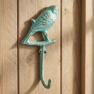 Rustic Bird Wall <b>Hook</b> Cast Iron Waterproof Eco-Friendly Antique Style Animal Pattern Single <b>Hook</b> for Clothing - Product Image 4