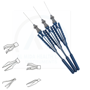 AL MIDA Pinces chirurgicales ophtalmiques de précision en acier inoxydable, certifiées CE, instrument de classe II avec prise en main facile - Product Image 2