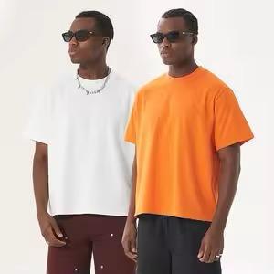 Heavyweight Boxy <b>Tshirt</b> Blank Oversized Crop Boxy Fit <b>Tshirt</b> Men's 100% Cotton Drop Shoulder Boxy Heavyweight <b>Tshirts</b> - Product Image 6