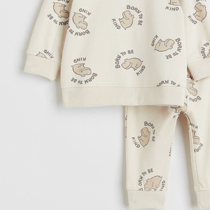 Trajes Deportivos a Cuadros para Niños y Niñas, Personalizables en Tallas y Colores, con Cierre de Cremallera, Pantalones Deportivos Casuales con Parches Infantiles - Product Image 4