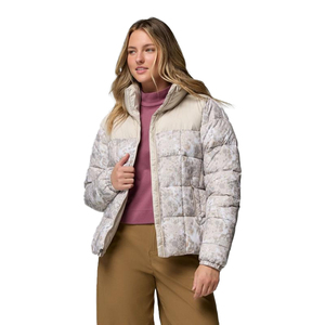 <b>Women</b> Hooded Puffer <b>Jacket</b> 340 GSM Nylon Insulated <b>Winter</b> Coat Windproof <b>Warm</b> Outdoor Casual Fashion Custom OEM Private Label - Product Image 3