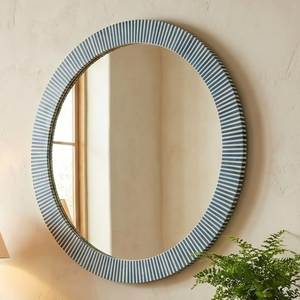 Marco de Espejo con Incrustaciones de Hueso Hecho a Mano Estilo Art Deco, con Forma Personalizada para Decoración de Pared de Lujo, Regalo de Cumpleaños, Hecho a Mano en India - Product Image 5