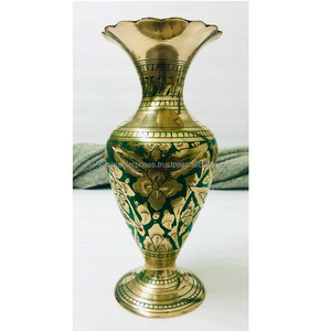 Super Entreprises Présente Salon Fleurs En Laiton Vase Et Pots Décor Fleur Table Vase Décoration Maison Bourgeon Vases En Vrac - Product Image 6