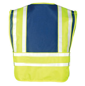 Chaleco de Seguridad Transpirable para Hombre, Bajo MOQ, Reflectante, 120 g/m², 4 Bolsillos, Chaleco de Rescate y Seguridad Vial, Alta Visibilidad con Cremallera - Product Image 6