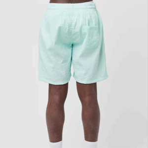 Men's Solid Color Cotton Bermuda Shorts Elastic Waist Casual Breathable Short Pants <b>Light</b> - Product Image 5
