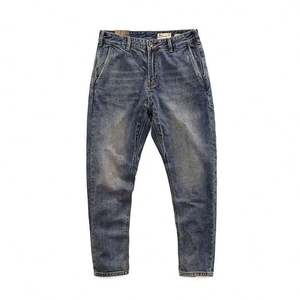 Custom Men's Stretch Denim Jeans Pants High Quality Denim Casual Straight Leg <b>Large</b> Men's Jeans Wholesale Price Denim Men Jeans - Product Image 2