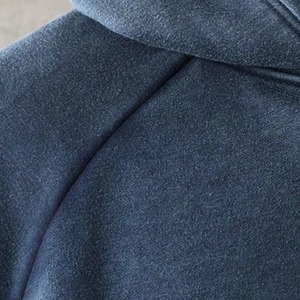 Sudadera con Capucha Azul Claro Extra Grande para Hombre, Corte Holgado, Forro Polar Acogedor, Perfecta para Otoño e Invierno, Uso Casual, Sudadera Personalizada - Product Image 4