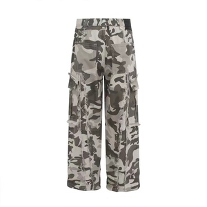 Pantalones de Camuflaje Vintage al por Mayor para Hombre, Estilo Americano, con Bolsillos Cosidos, Holgados, Rectos, Deportivos - Product Image 2