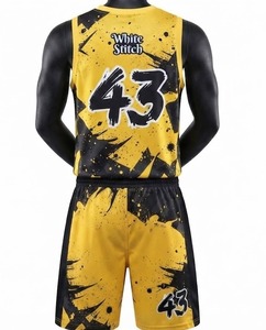 Maillots de basket personnalisés de qualité supérieure pour femmes et ensembles d'uniformes d'équipe sans manches, col rond, respirants, en Spandex/Nylon - Product Image 6