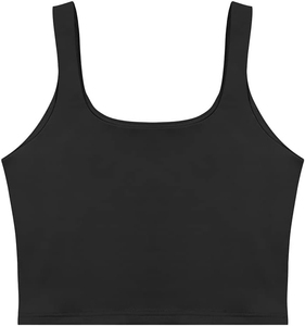 Custom 2025 Summer Fashion Queen Womens Sleeveless Ribbed Crop <b>Camisole</b> Tank Tops Basic Knitted Workout Gym Clothes for Spring - Product Image 2