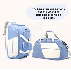 Bolsas de Gimnasio Casuales Impermeables Personalizadas de Alta Calidad, Gran Capacidad, Forro de Poliéster, Unisex, Ecológicas, Profesionales, Ajustables - Product Image 2