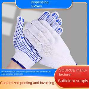 Gants de travail industriels réutilisables en gros NESTA SPORTS pour hommes, en PVC et coton, pour chauffeurs de camion, travaux de construction et sécurité - Product Image 6