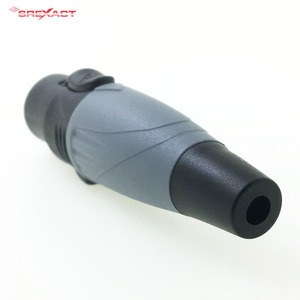 ขั้วต่อ XLR ตัวเมีย 3 พิน แบบกลม 3 แกน  ตัวเรือนไนลอน สำหรับเสียงและวิดีโอ - Product Image 6