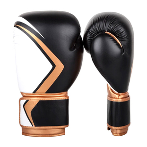 ถุงมือชกมวยถุงมือหนัง100% พิมพ์โลโก้ได้ตามต้องการ - Product Image 1