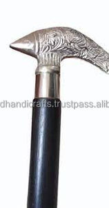 Nuevo diseño Venta caliente Bastón de madera con nuevo diseño Mango de latón Bastón para caminar plegable Bastones decorativos para caminar - Product Image 2