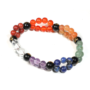 Gran oferta, pulsera de cuentas de piedra Natural Unisex, pulseras de cristal de piedras preciosas hermosas ajustables de cristal curativo - Product Image 4