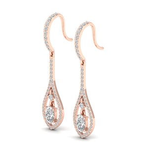 ต่างหูเพชรโมอิสซาไนต์ทรงรี REYES GRA Certified ขนาด 1.68 กะรัต ตัวเรือนทองคำแท้ 14K เหมาะสำหรับงานแต่งงานและงานเลี้ยง ออกแบบอย่างประณีตสำหรับผู้หญิง - Product Image 3