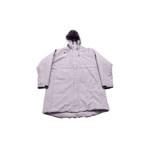 <b>Men's</b> Hooded Puffer <b>Jacket</b> Solid Color Zipper Closure Waterproof Polyester Wadding <b>Long</b> Loose Fit Winter Wear Casual Style - Product Image 4