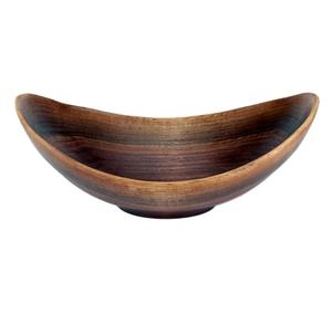 Frutero de Madera Natural Pulida Personalizable para Decoración del Hogar, Uso en Comedor y Cocina, Tazones Bohemios Hechos a Mano, Regalo Empresarial de la India - Product Image 1