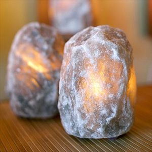 Elegant Gray Himalayan Crystal Salt Lamp Pyramid Shape Handcrafted Natural Rock Lamp with Dimmer <b>Touch</b> <b>Switch</b> for Spa Yoga Room - Product Image 6