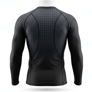 Custom OEM Sublimated <b>Rash</b> Guard <b>Shirt</b> Anti Pilling Quick Drying Short Compression Grappling Fight Training Eco-Friendly - Product Image 2