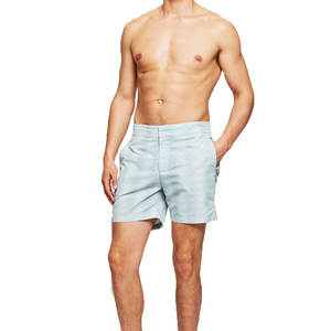 Shorts de bain pour hommes à séchage rapide, coupe-vent, respirants, taille élastique, collection été, légers, haute performance, imprimés sur mesure, pour commande en gros - Product Image 1