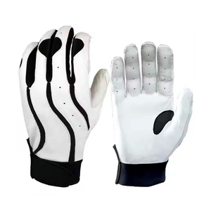 Customization Professional Men's Women's Leather Baseball Batting Gloves Anti-Slip Design for Adults - Product Image 1