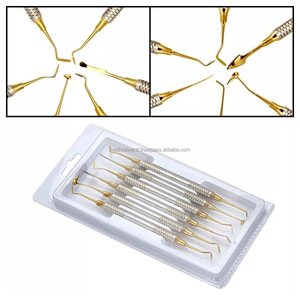 Ensemble de 6 instruments de restauration dentaire en composite, en acier inoxydable, manuel, certifié CE, OEM ODM, fournisseur en gros Medivolve - Product Image 2