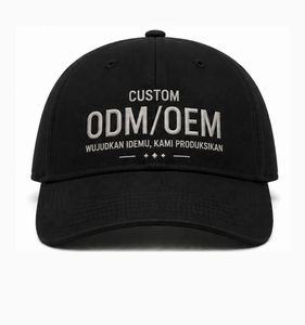 หมวกเบสบอลปักลายแบบกำหนดเอง ODM/OEM ปรับขนาดได้ ผ้าฝ้าย 6 แผง สไตล์ลำลอง สตรีทแวร์ ดีไซน์โลโก้ด้านหน้า สำหรับทุกเพศ - Product Image 1