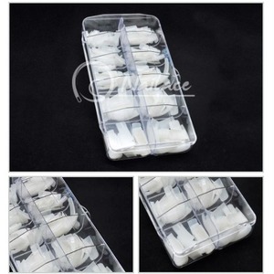 Pointes d'ongles coréennes 250 pièces, logo personnalisé OEM pour salon, vente en gros - Product Image 1