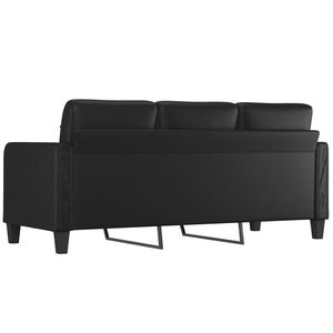 โซฟาห้องนั่งเล่นสีดำ 3 ที่นั่ง - Product Image 5