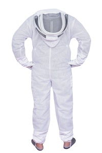 3 Layer Ventilated Mesh Polyester Beekeeping <b>Suit</b> Full Body Protective with Unisex Size Breathable Quick Dry Outdoor Working - Product Image 2
