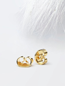 Pendientes de Diamantes Cultivados en Laboratorio en Forma de Cometa, Oro Amarillo - Product Image 4