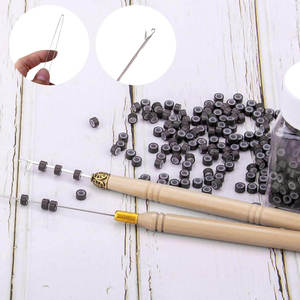 Hair Extension Tool <b>Kit</b> with Clips <b>Beads</b> Combs Pliers and Hooks Flat Surface Sealing Hair Extension Plier Tools <b>Kit</b> Professional - Product Image 3