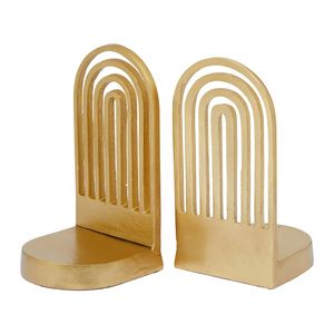 Porte-livres en métal faits à la main, conçus pour des étagères élégantes de bureau à domicile, de bibliothèque et pour l'organisation décorative des livres - Product Image 1