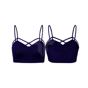 New Model Women's Yoga Sports <b>Bra</b>-Breathable Lightweight High Support Crisscross Straps V-neck Four-Way <b>Stretch</b> Shock-Absorbing - Product Image 1
