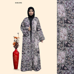 Abaya en lin à manches longues pour fêtes et usage quotidien, idéale pour le Ramadan, l'Omra et le Hajj - Approvisionnement direct usine, prix compétitif, Inde - Product Image 1