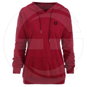 เสื้อฮู้ดสวมหัวทรงหลวมแบบสั่งทำ,เสื้อมีฮู๊ดว่างเปล่าสำหรับผู้หญิงแบบมีกระเป๋า - Product Image 1