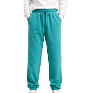 Pantalons décontractés en polaire d'hiver personnalisés pour hommes, pantalons de jogging doux, vente en gros, fabricant de vêtements OEM ODM, fournisseur d'usine pour hommes - Product Image 1