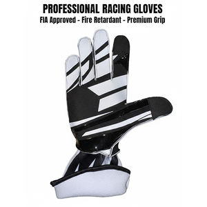 Gants de course ignifuges personnalisés à doigts entiers pour karting et conduite automobile, antidérapants, unisexes - Product Image 5