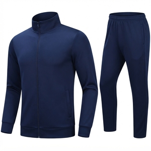 Conjunto Deportivo de Primera Calidad para Hombre, Personalizado, de 2 Piezas, con Cierre Completo, para Invierno, Transpirable, con Cuello Alto, para Correr - Product Image 5