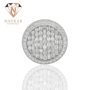 Bague en moissanite la plus vendue, plaquée or blanc, bague de promesse, bijoux de mariage pour femmes, disponible à prix abordable - Product Image 4