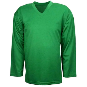 Vente en gros de maillots de hockey personnalisés avec logo, sublimation personnalisée, 100% polyester, séchage rapide, respirant, vêtements de hockey sur glace pour hommes, manches longues - Product Image 3