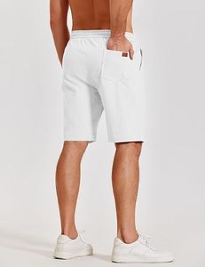 Men's Premium Chino <b>Shorts</b> Casual Summer Wear <b>Stretch</b> Smart Custom Logo Front Golf Moisture-Wicking Mid Waist Button Fly - Product Image 5