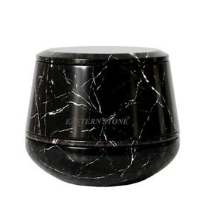 Elegant Handcrafted Polished Eco-Friendly Onyx Cremation Urn for Human Ashes Adult Funeral <b>Memorial</b> Natural <b>Stone</b> Keepsake - Product Image 2