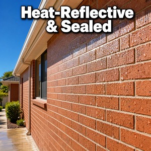 Solar Heat Reflective Low VOC <b>Waterproof</b> Eco Friendly Coating For Brick Masonry 1K Exterior Wall Protective Building Surface - Product Image 3