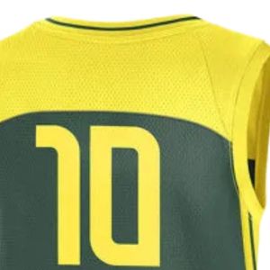 Maillot de basket-ball vert et jaune pour hommes, sans manches, uniforme d'équipe, léger, respirant, pour l'entraînement et les matchs - Product Image 3