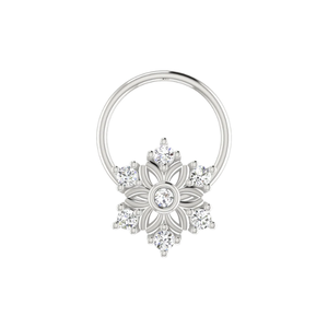 Piercing Nasal con Diamante Natural de 0.06 Quilates Ajretail - Color HI Claridad VS-SI - Product Image 3